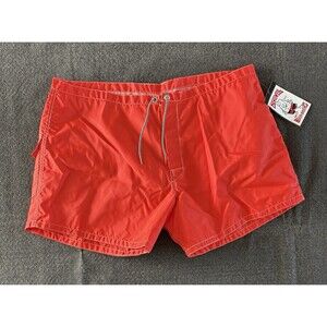 NWT Birdwell Beach Britches Shorts Adult 36 Orange Board Swim Trunks USA Men